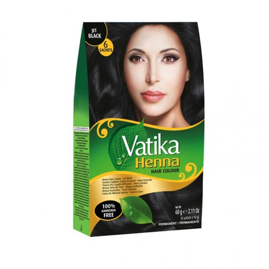 Vatika Henna Hair Colour 60g Jet Black