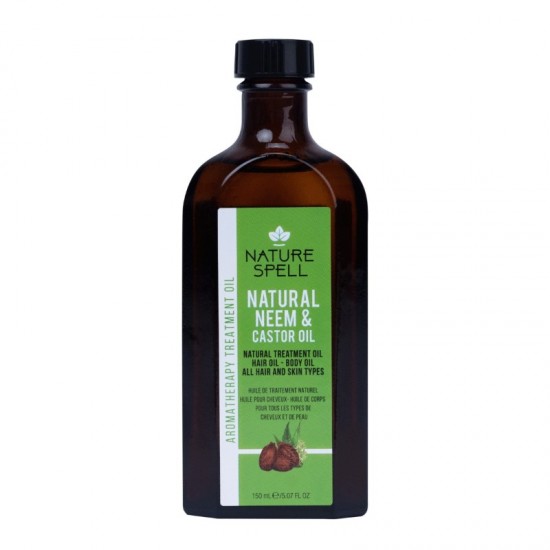 Nature Spell Hair & Body Oil 150ml Neem & Castor 