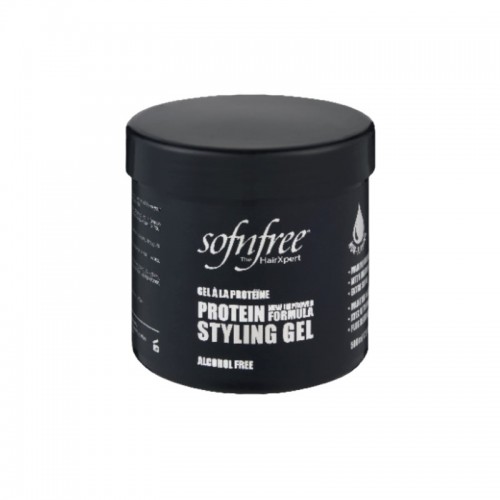 Sofn'free Styling Gel with Protein 6oz Black