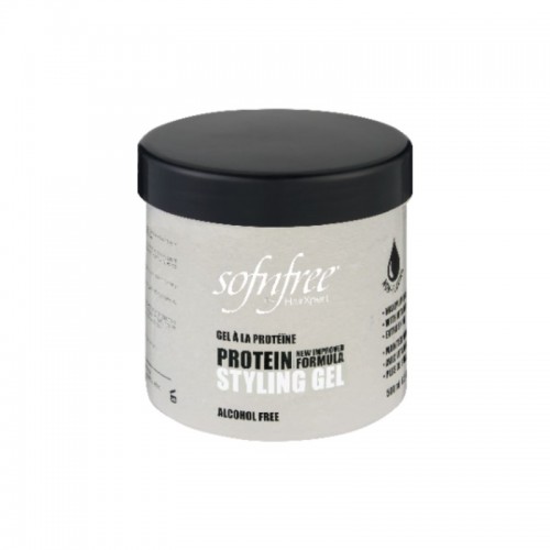 Sofn'free Styling Gel with Protein 6oz Clear