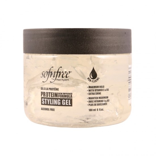 Sof n' Free Protein Styling Gel 6oz Clear