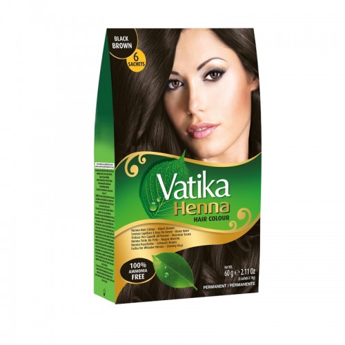 Vatika Henna Hair Colour 60g Black Brown