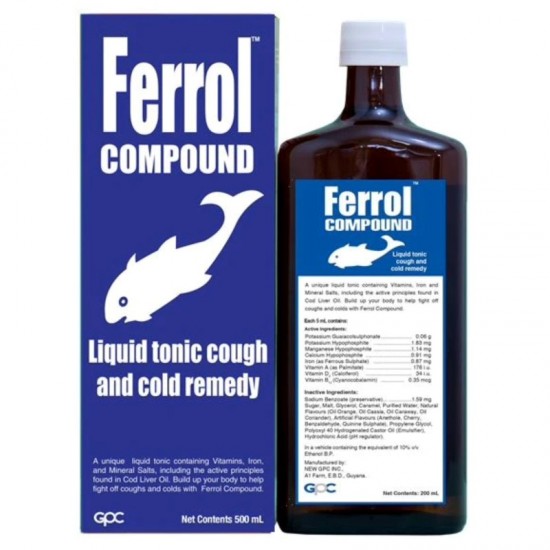 Ferrol Multivitamins with Iron Dietary Supplement 200 ml Ferrol Multivitamins with Iron Dietary Supplement 200 ml
