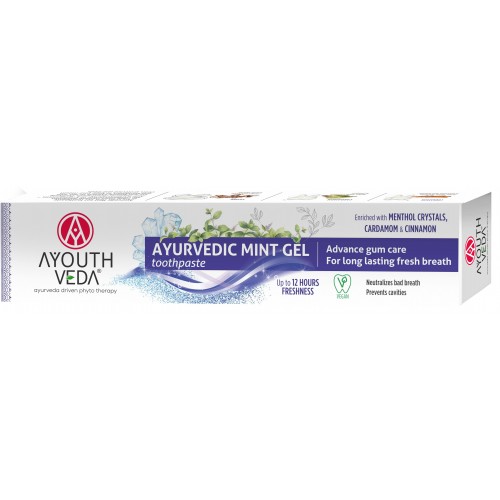 AyouthVeda Ayurvedic Toothpaste 100g Mint Gel (N)
