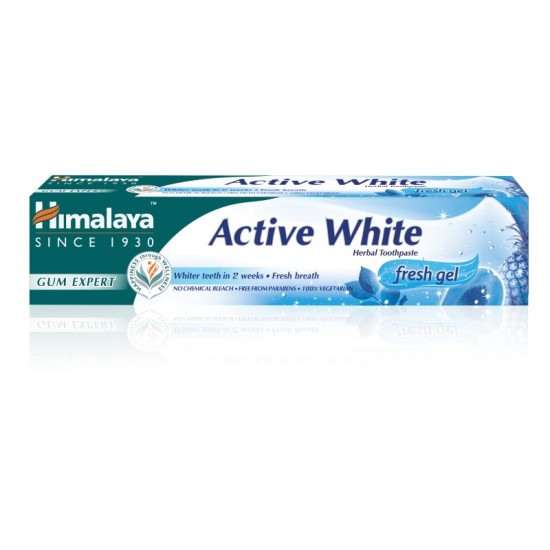 Himalaya Herbals Toothpaste 75ml Active White Herbal Fresh Gel