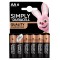 Simply by Duracell Batteries AA x 6 Simply by Duracell Batteries AA x 6
