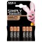 Simply by Duracell Batteries AAA x 6 Simply by Duracell Batteries AAA x 6