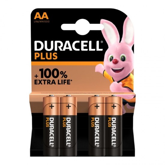 Duracell PLUS Batteries AA x 4