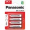Panasonic Zinc Carbon Batteries AA x 4 (red) Panasonic Zinc Carbon Batteries AA x 4 (red)