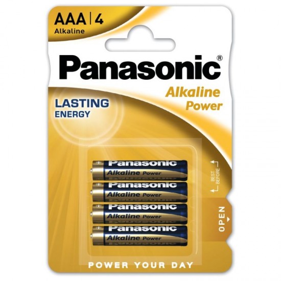 Panasonic Alkaline Power Batteries AAA x 4 (bronze)