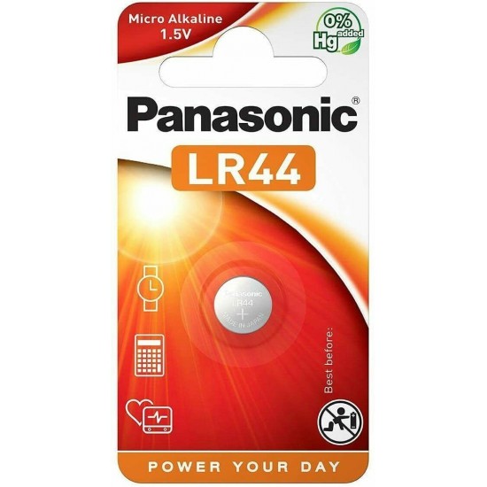 Panasonic Micro Alkaline Batteries 1.5V LR44