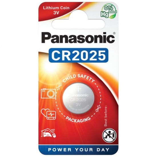 Panasonic Lithium Coin Batteries 3V CR2025