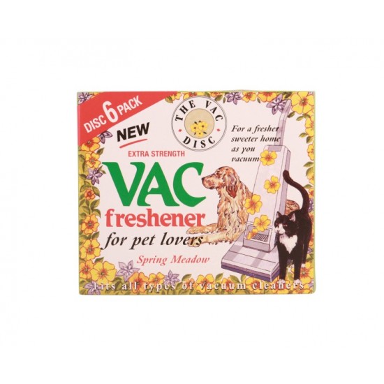 Vac Disk Vaccum Freshener Spring Meadow for Pet Lovers