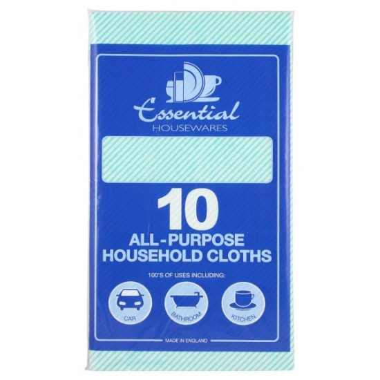 **Essential All-Purpose Household Cloths 10's
