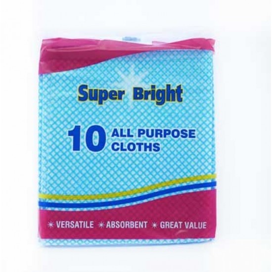 **Essential All-Purpose Household Cloths 10's