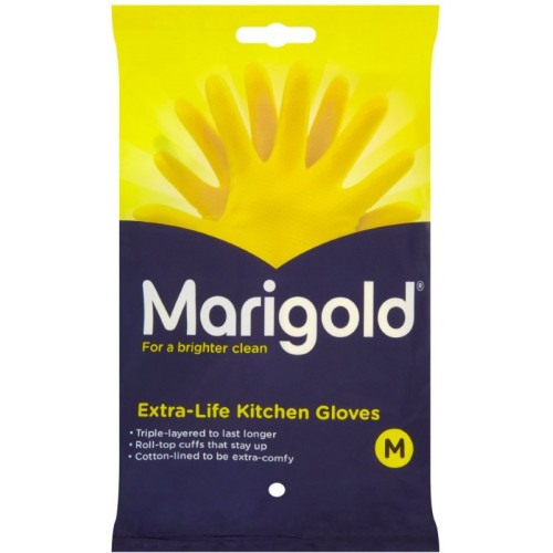 Marigold Rubber Gloves Medium