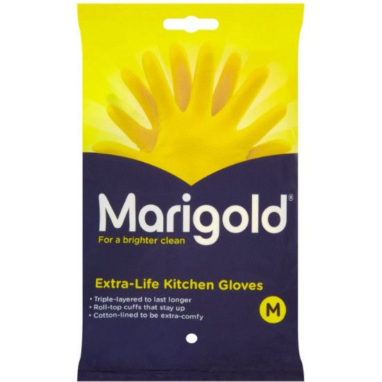 Marigold Rubber Gloves Medium