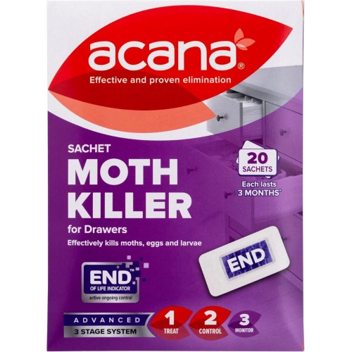 **Acana Moth Killer Sachet 20's