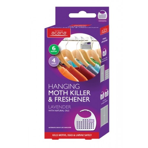 Acana Moth Killer & Freshener Hanging Unit 4's (D)