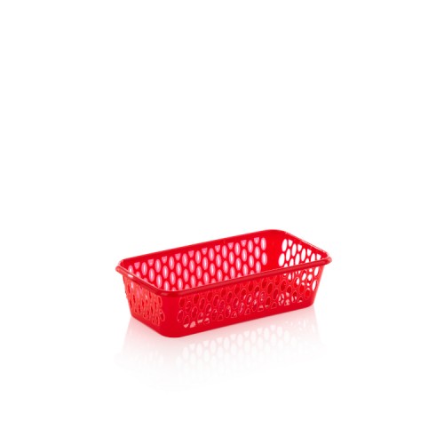 Leecroft Handy Basket Mini 20cm Red (D)