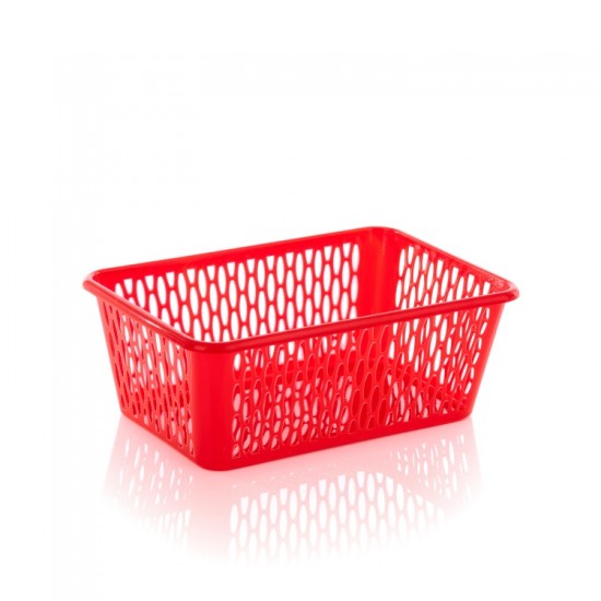 Leecroft Handy Basket Medium 30cm Red