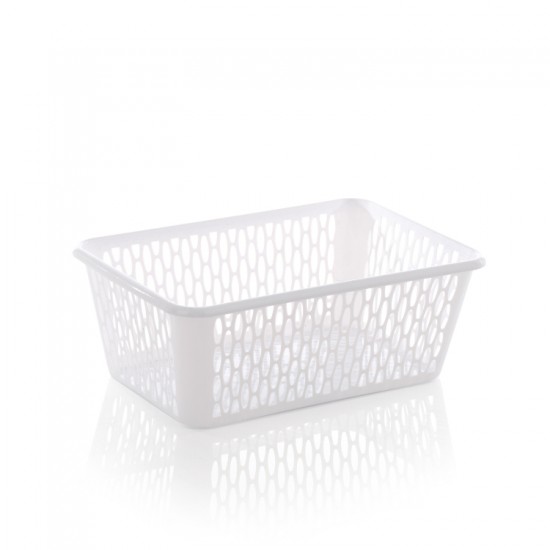 Leecroft Handy Basket Medium 30cm White