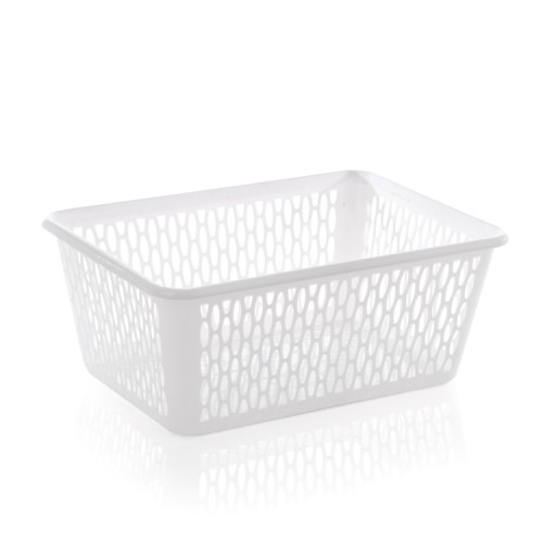Leecroft Handy Basket Large 37cm White (D)