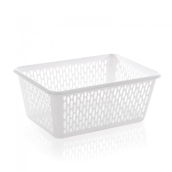 Leecroft Handy Basket Large 37cm White
