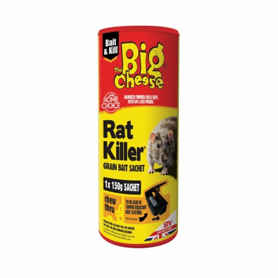 The Big Cheese Rat Killer Grain Bait Sachet 1 x 150g
