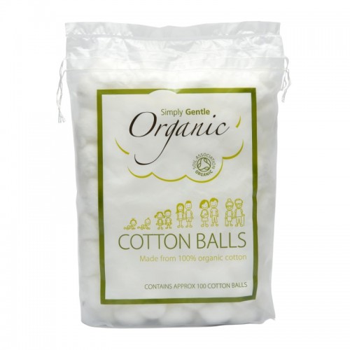 Simply Gentle Organic Cotton Balls 100's