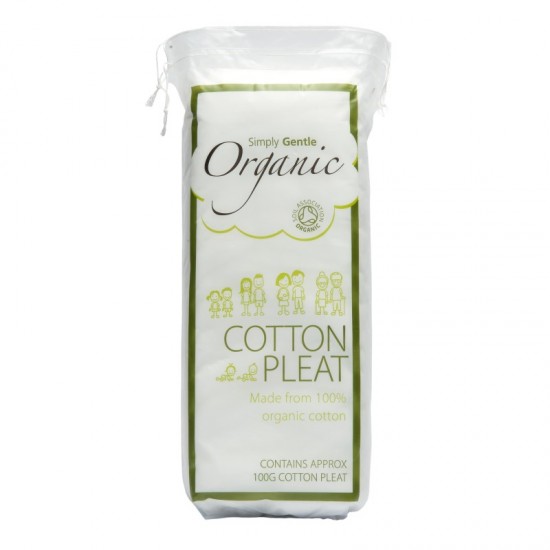 Simply Gentle Organic Cotton Pleat 100g