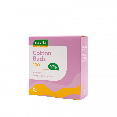 Navita Essential Cotton Buds 100's Paper Stem (Special Offer)
