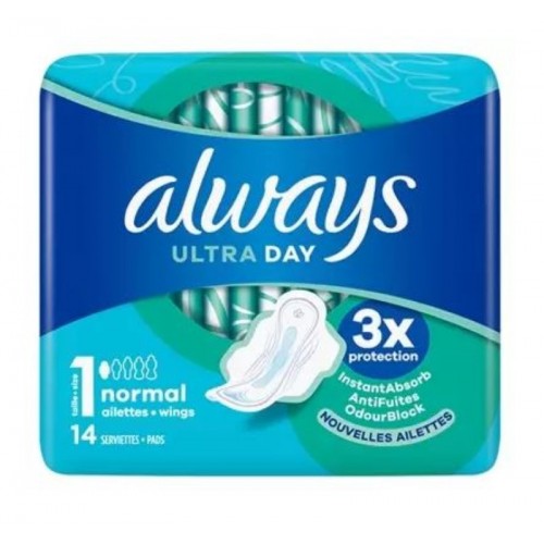 Always Ultra Sanitary Pads Normal Plus 14's