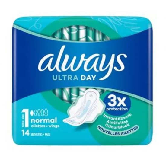 Always Ultra Sanitary Pads Normal Plus 14's