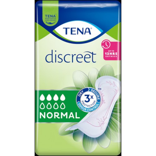 Tena Lady Discreet Incontinence Pads Normal 12's
