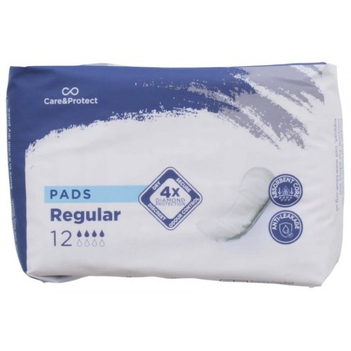Care & Protect Incontinence Pads Regular 12's