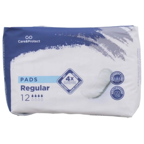 Care & Protect Incontinence Pads Regular 12's