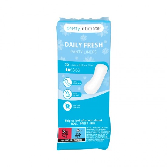 Pretty Intimate Daily Fresh Panty Liners 30's