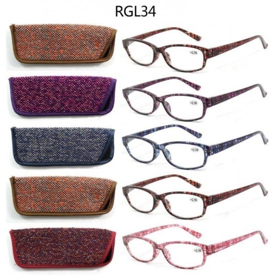 *DISCONTINUED*Funky Reading Glasses Heather RGL34
