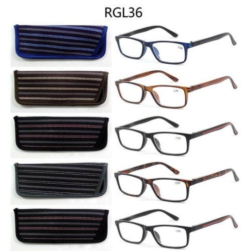 Fashion Reading Glasses Men's Stripey RGL36