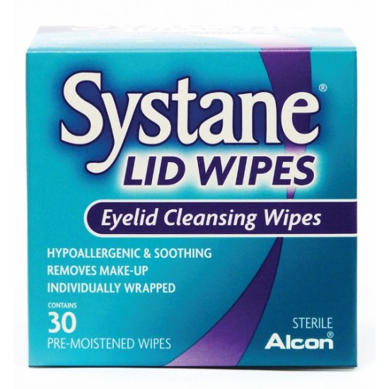 Systane Eyelid Cleansing Wipes 30's