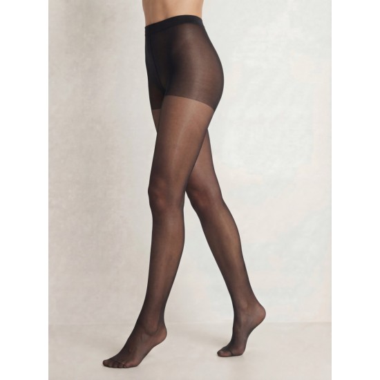 Elegante Essentials Gloss Tights 15 Denier, 3 Pairs, Black M