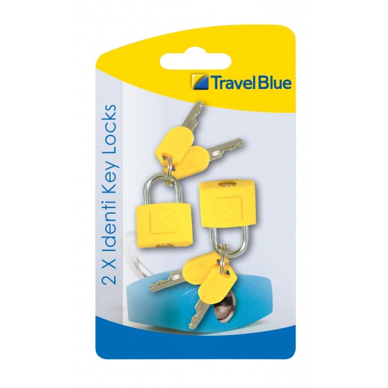 Travel Blue Identi Key Locks x 2 (024)