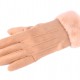 Ladies Suede Effect Gloves Assorted with Faux Fur Trim