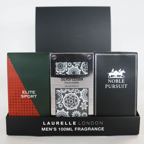 Laurelle Men's EDT 100ml CDU 2 (Elite Sport, Noble Pursuit, Silver Legion)