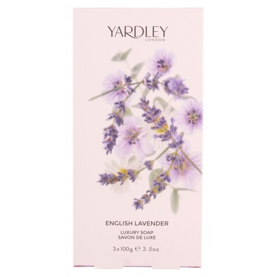 Yardley English Lavender Luxury Soap 3 x 100g