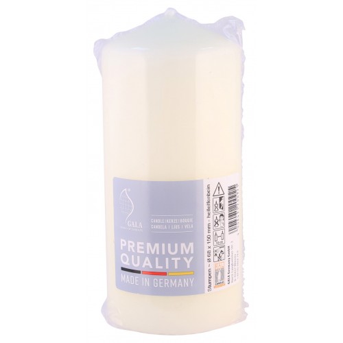 Ivory Pillar Candle 7 x 15cm (D)