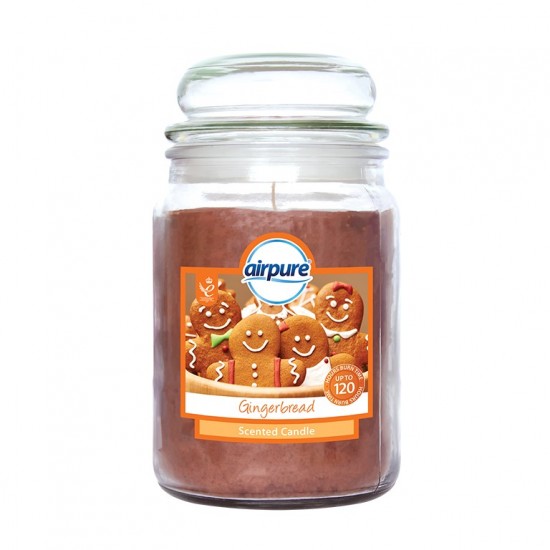 Airpure Candle Jar 18oz Gingerbread