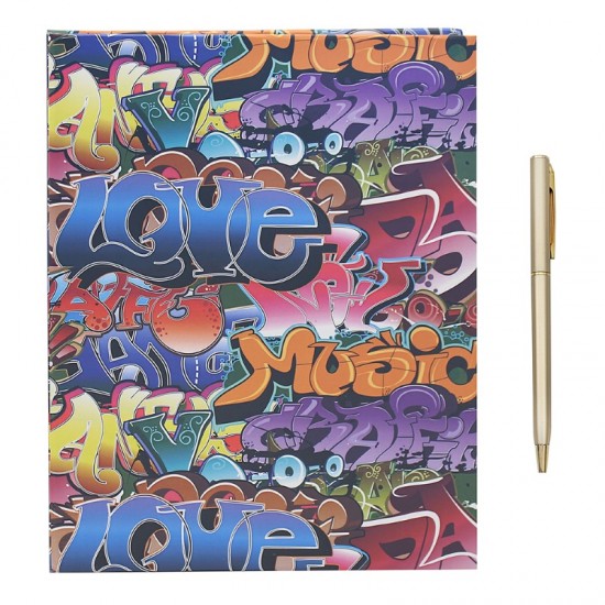 Notebook & Pen Set Graffiti LP95536*