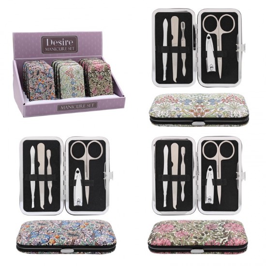 Desire William Morris Honeysuckle Assorted Manicure Set LP73151